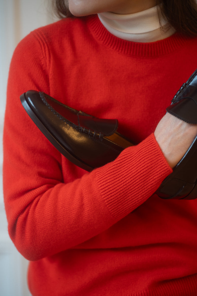 Marie Cécile Loafers Shinny Calf Black