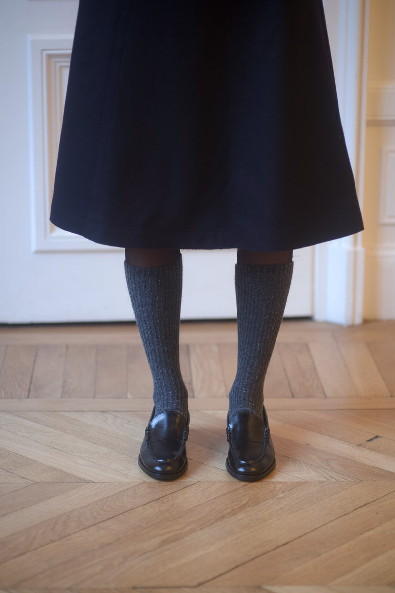 Marie Cécile Loafers Shinny Calf Black