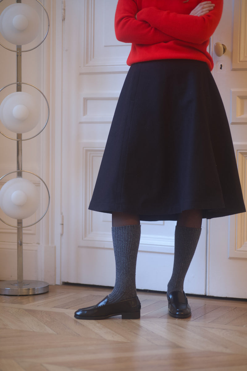 Marie Cécile Loafers Shinny Calf Black
