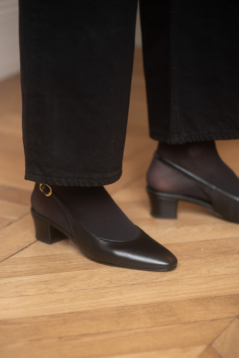 Anita Slingback Nappa Black