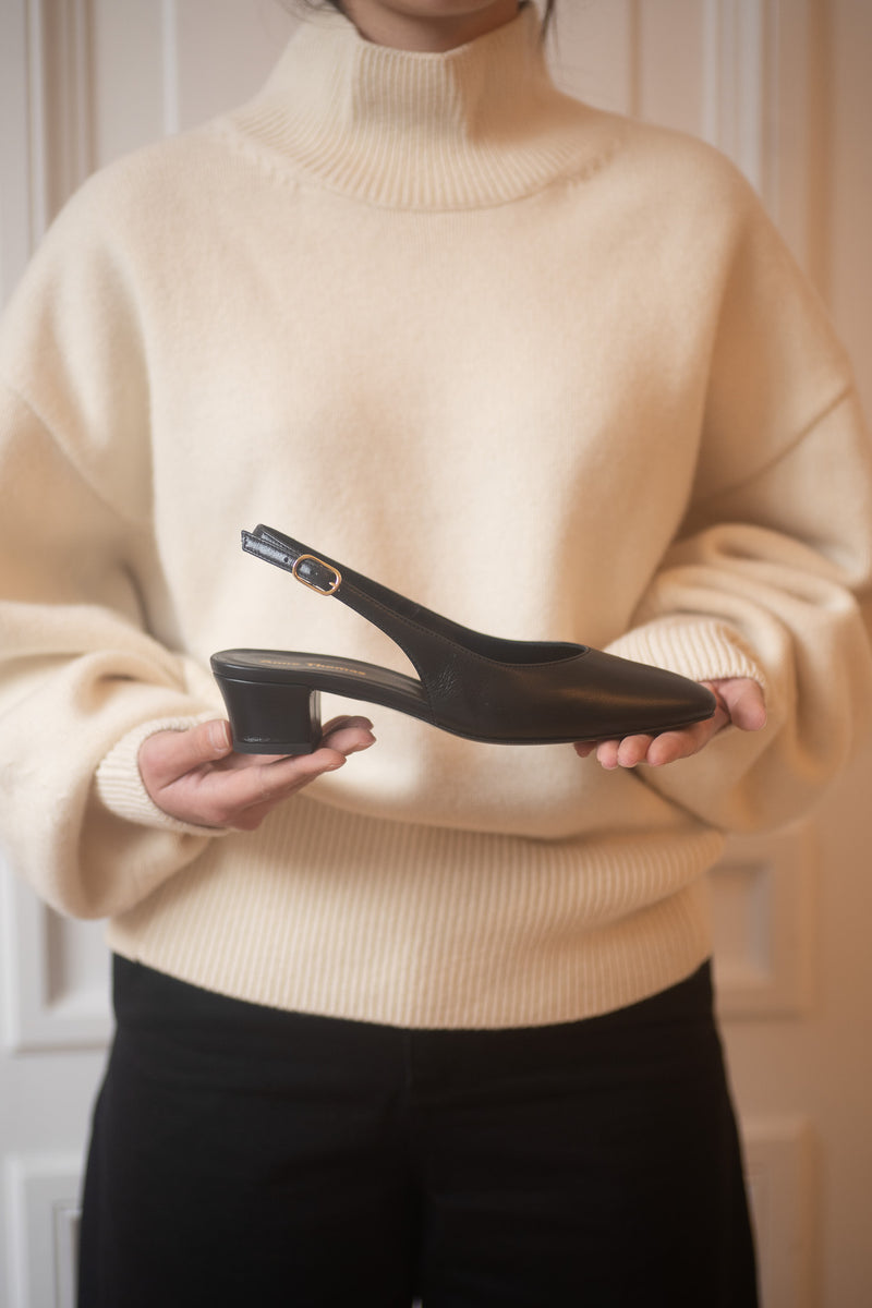 Anita Slingback Nappa Black