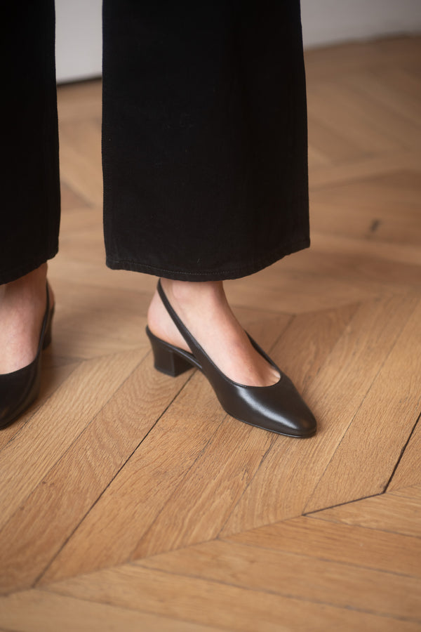 Anita Slingback Nappa Black