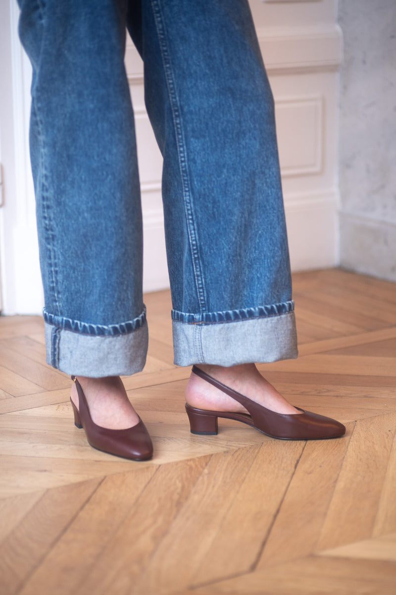 Pré Vente - Anita Slingback Nappa Guiana