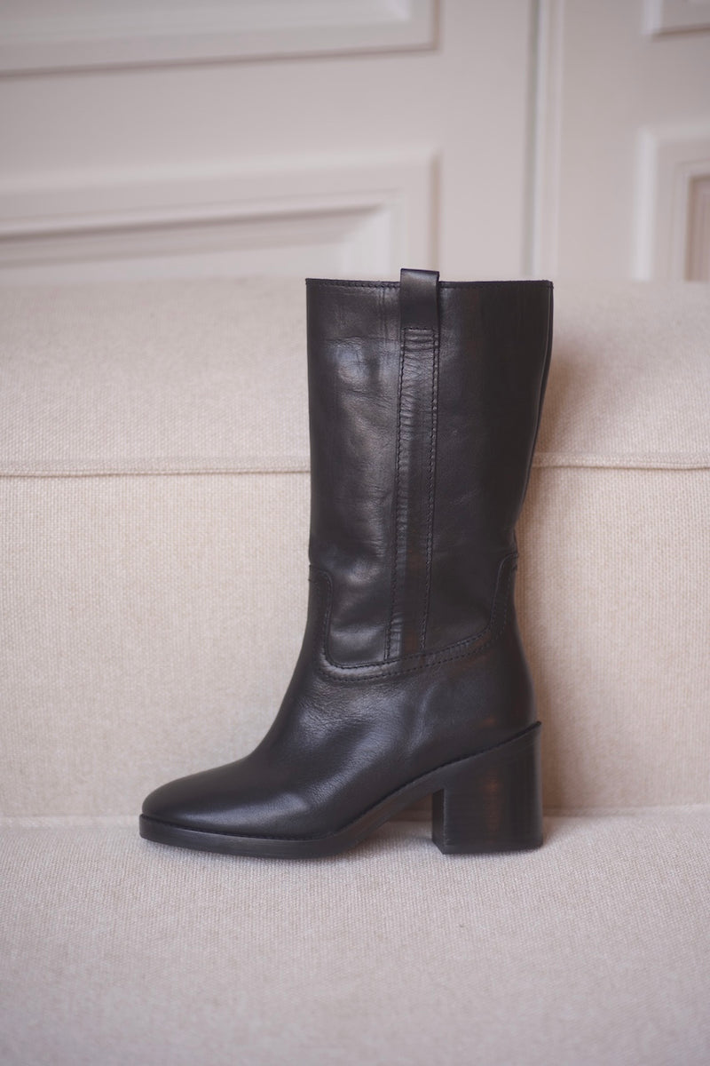 Pré Vente - La Camarguaise - Boots - Liscio Black