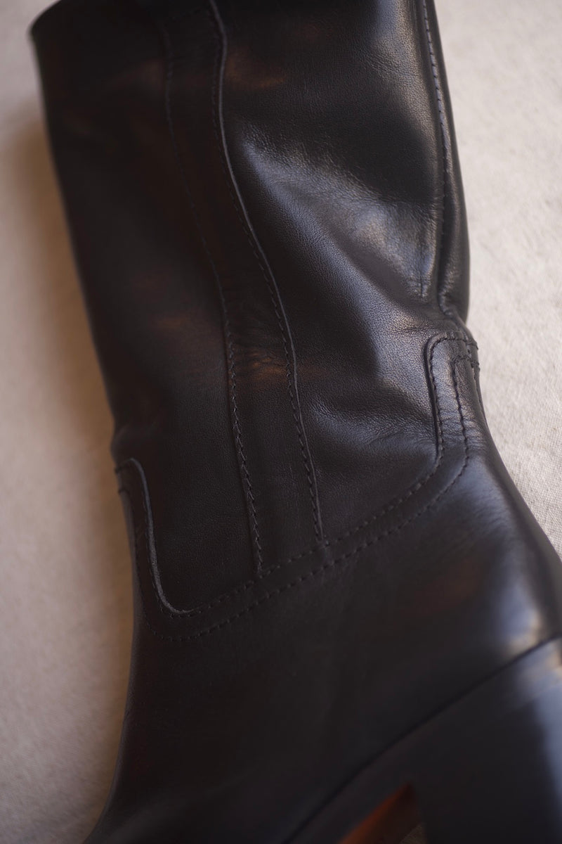 Pré Vente - La Camarguaise - Boots - Liscio Black