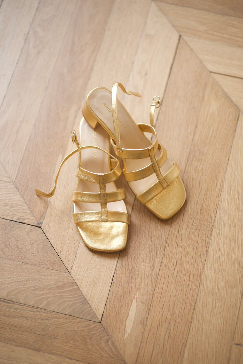 Gabrielle Sandals Gold