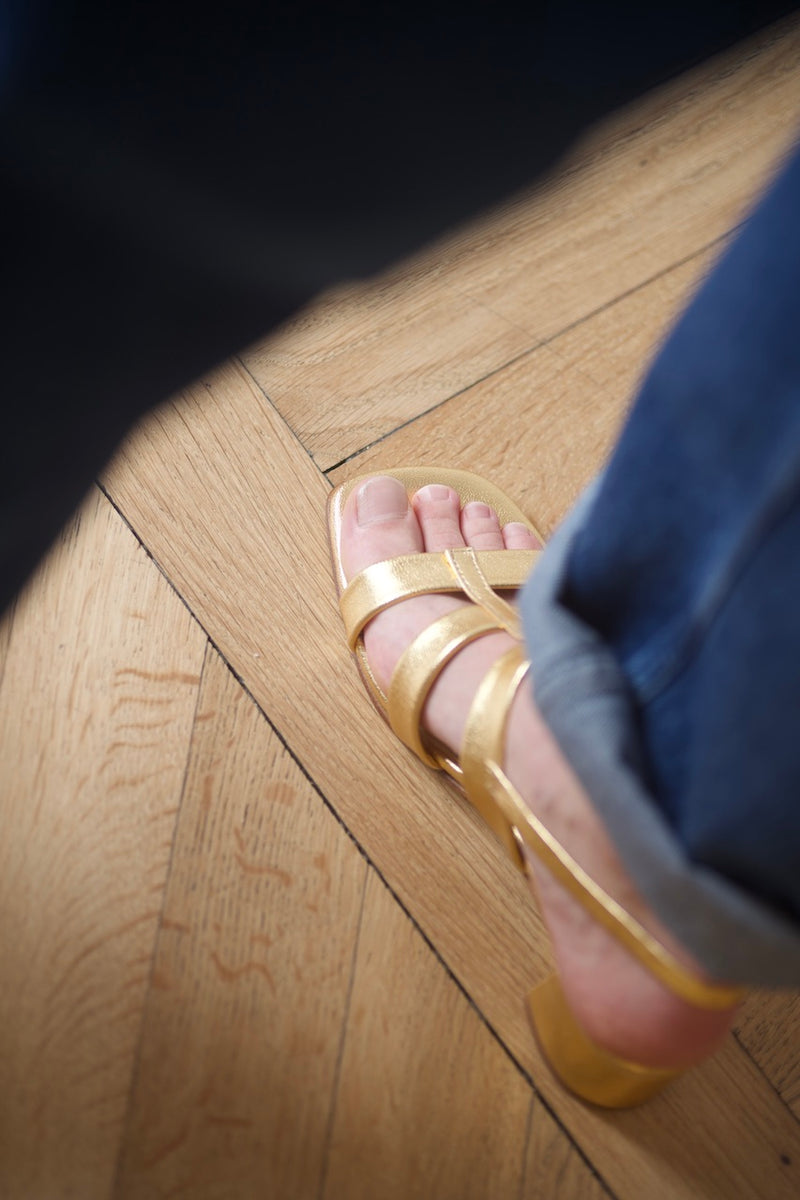 Gabrielle Sandals Gold