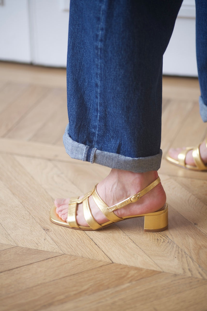 Gabrielle Sandals Gold
