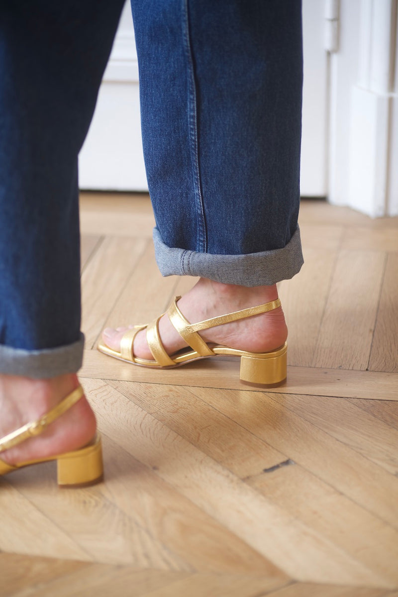 Gabrielle Sandals Gold