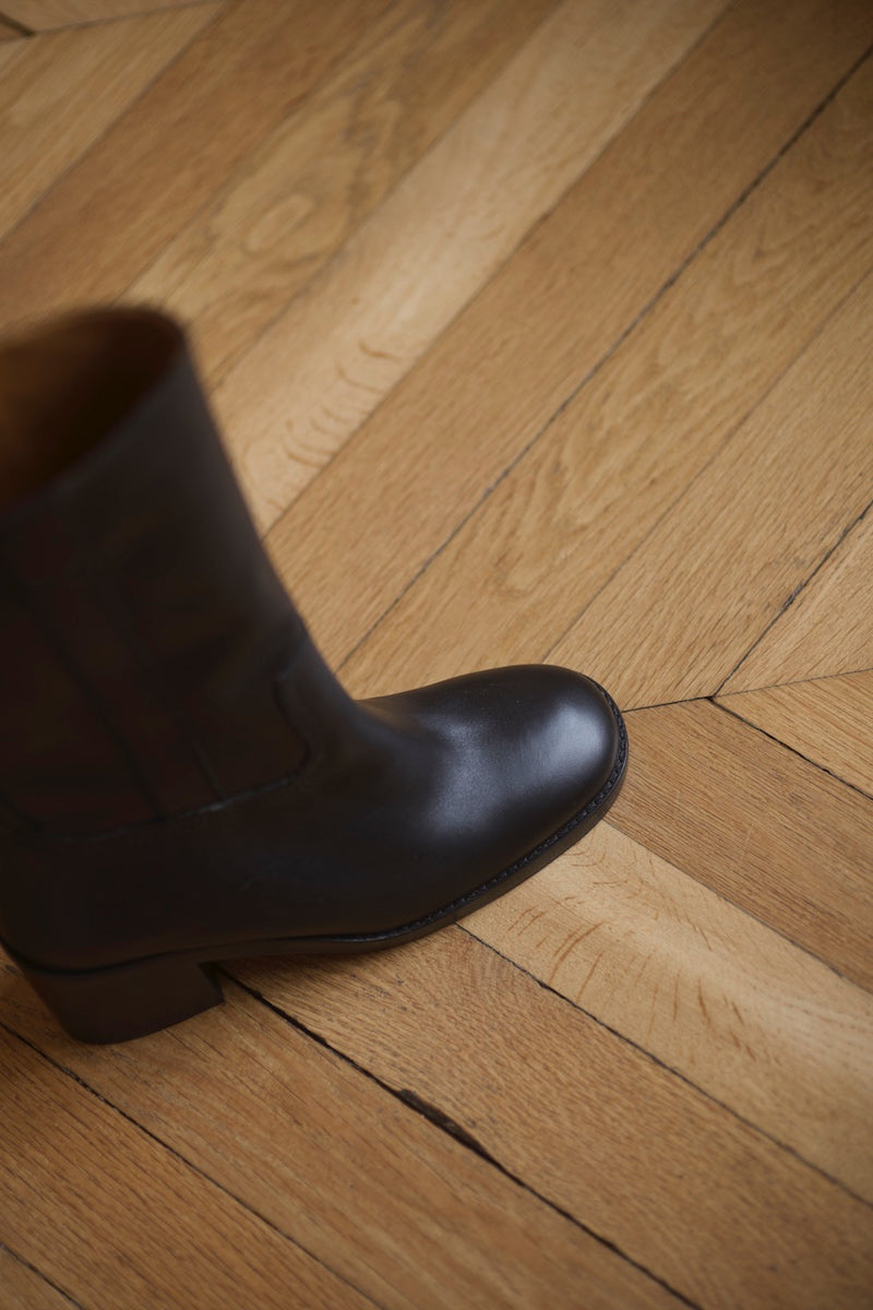 Pré Vente - La Camarguaise - Boots - Liscio Black