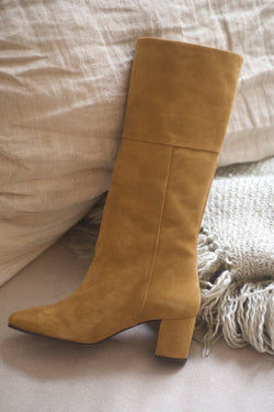 Mimo Long Boots Velours Safari Lodge
