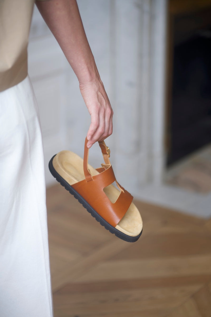 Daddy Sandals Gattopardo Ambra