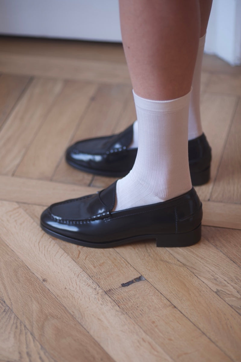 Marie Cécile Loafers Polido Black