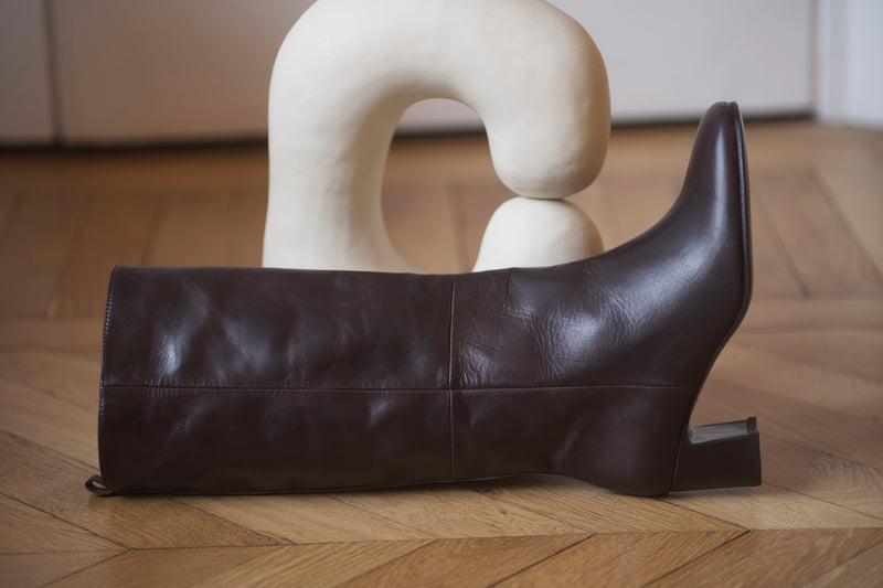 Soon Pré Vente - Vénezia Long Boots Calf Testa Di Moro