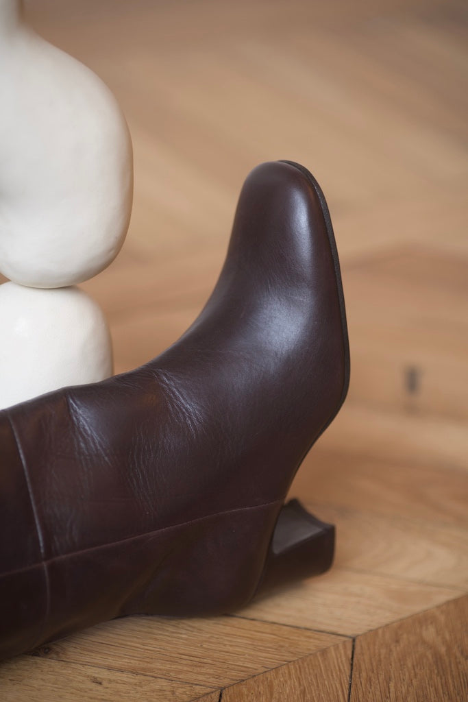 Soon Pré Vente - Vénezia Long Boots Calf Testa Di Moro