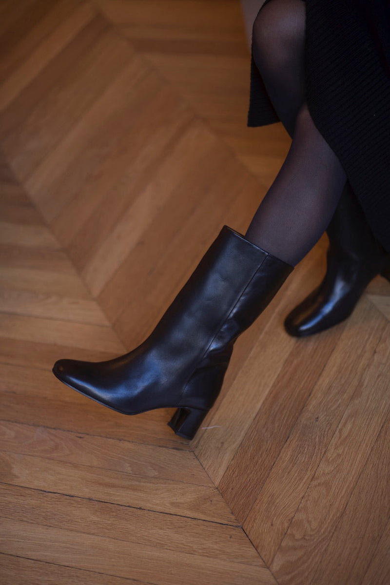 Soon Pré Vente - Vénezia Mi Boots Calf Black