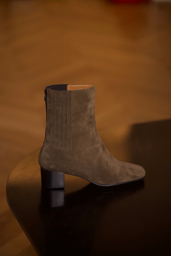 NEW PROD - Victoria Elastic Boots Softy Oliva
