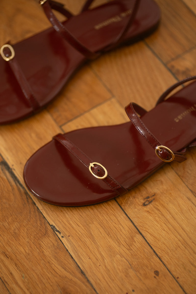Daphné Sandals Polido Bordeaux