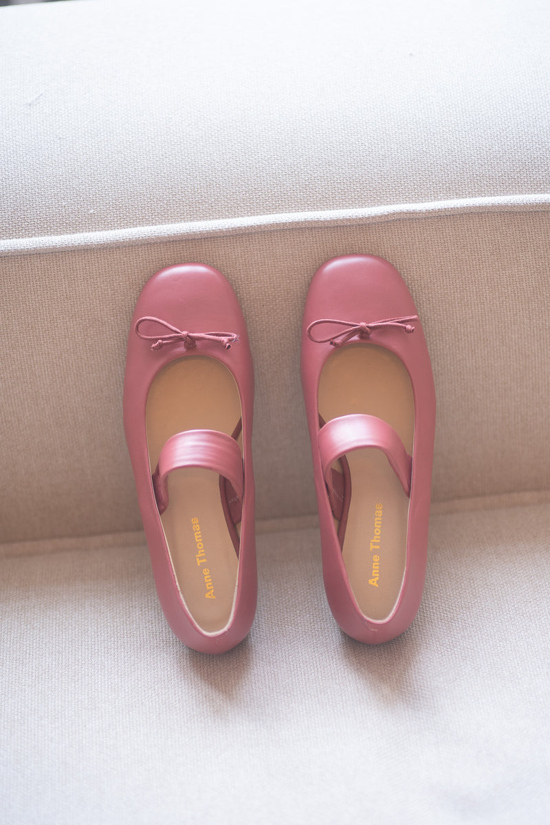 Colette Ballerina Nappa Rosa Barocco