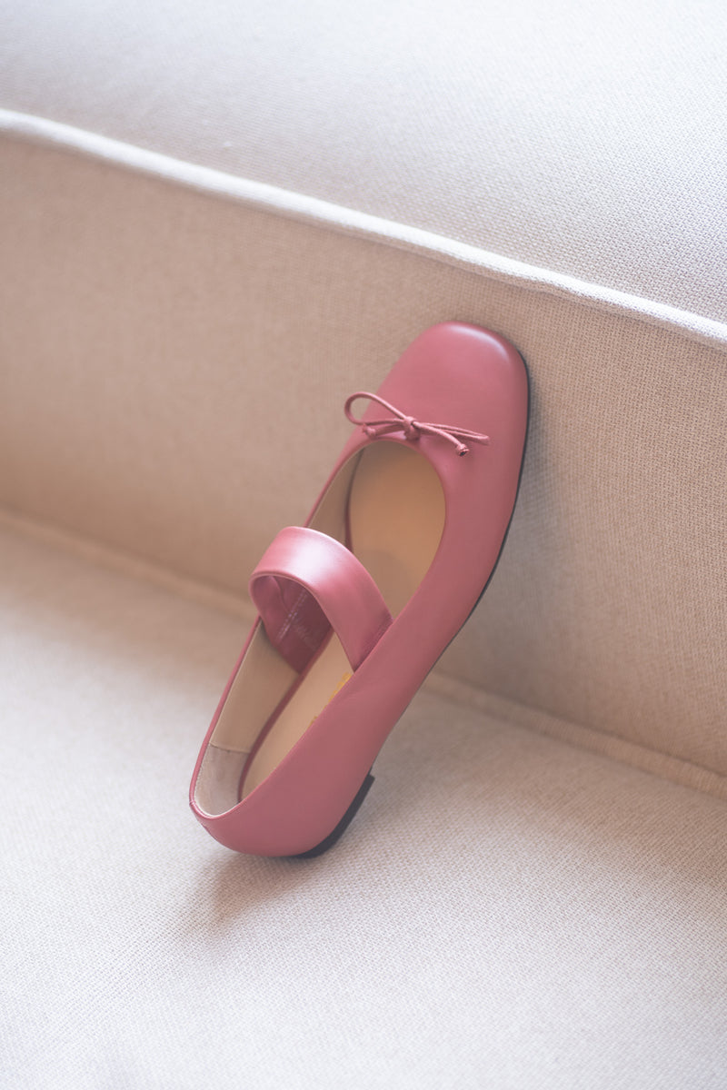 Colette Ballerina Nappa Rosa Barocco