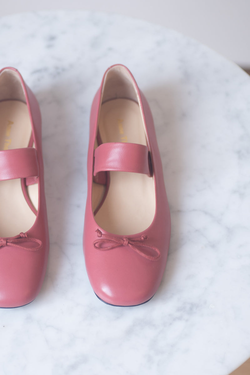 Colette Ballerina Nappa Rosa Barocco