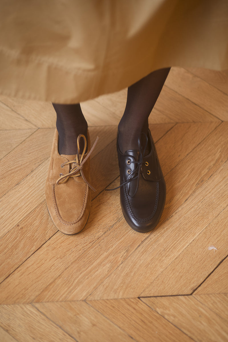Pré Vente - Portofino Boat Shoes Softy Cognac