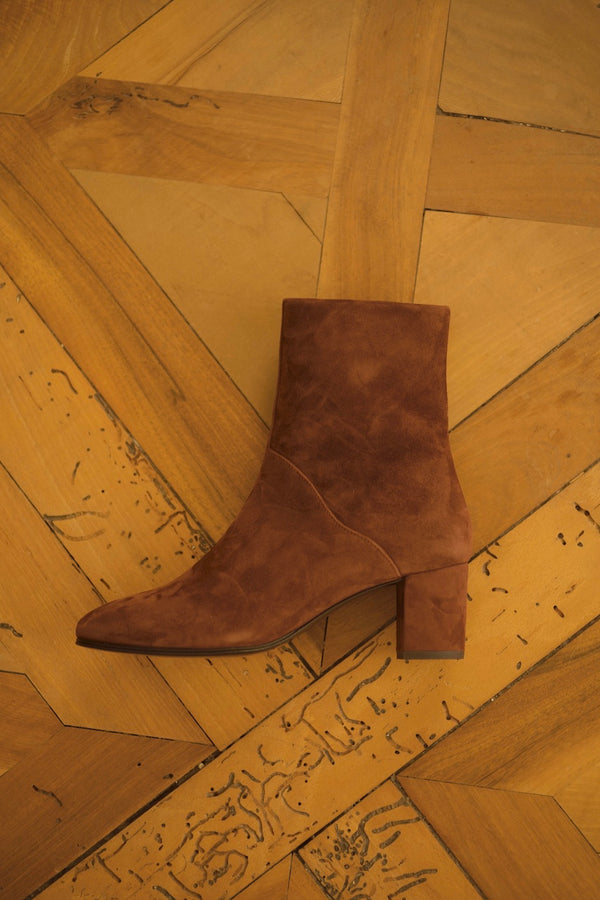 Mimo Boots Velours Henna