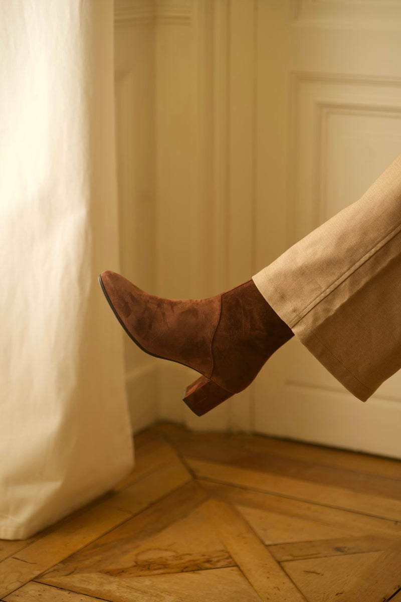 Mimo Boots Velours Henna