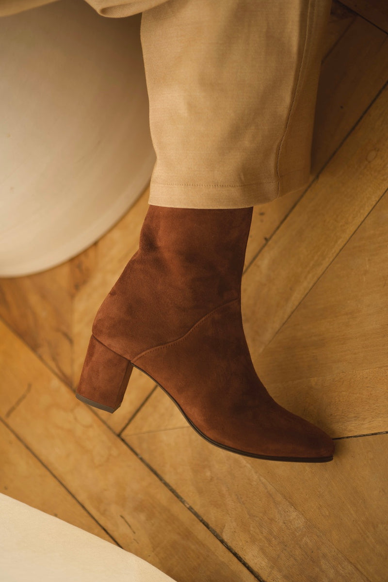 Mimo Boots Velours Henna