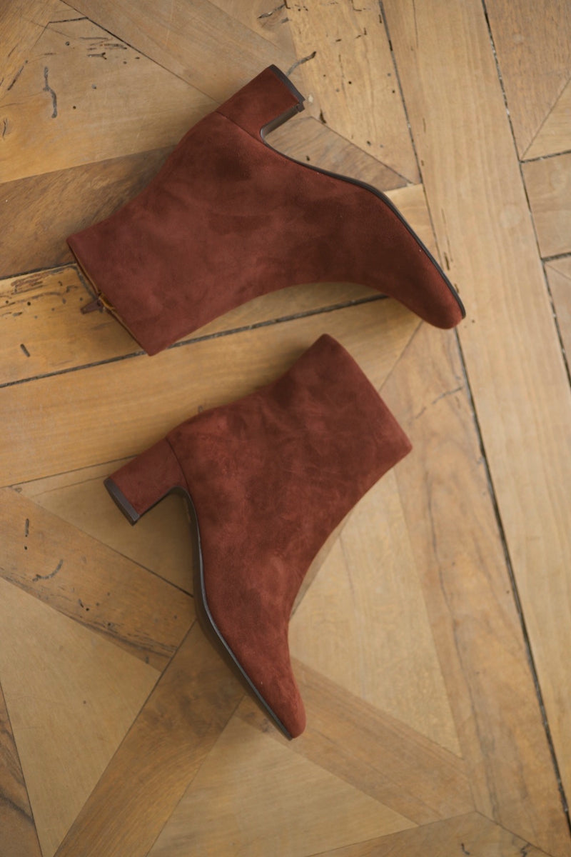 Vénezia Boots Velours Henna