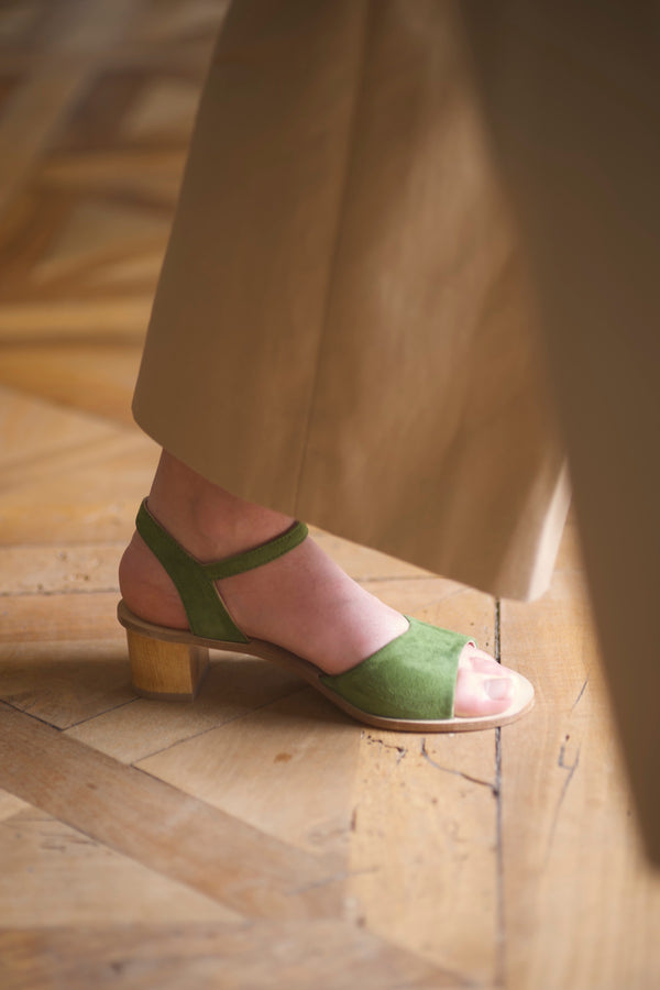 Emily Sandales Velours Tartaruga / 39