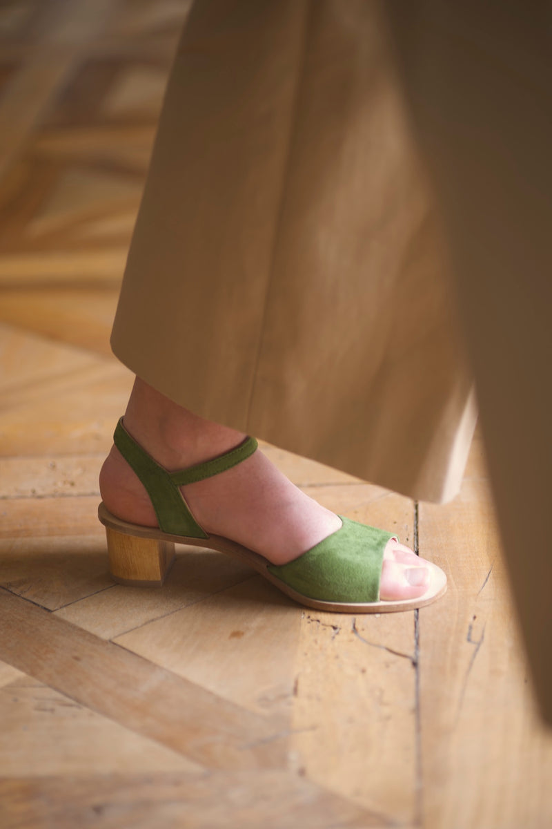 Emily Sandales Velours Tartaruga / 39