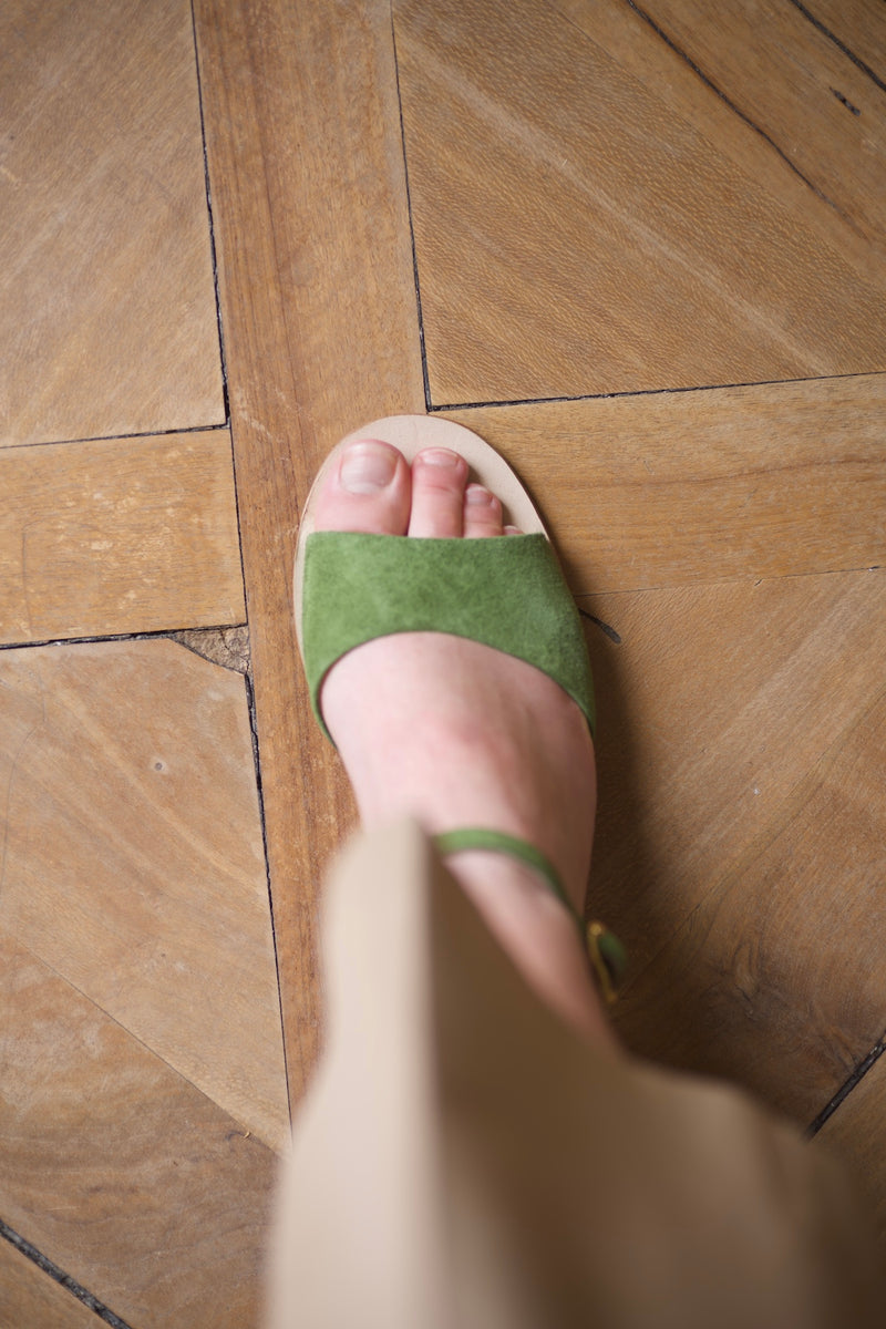 Emily Sandales Velours Tartaruga / 39