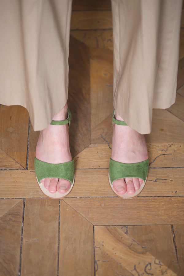Emily Sandales Velours Tartaruga / 39