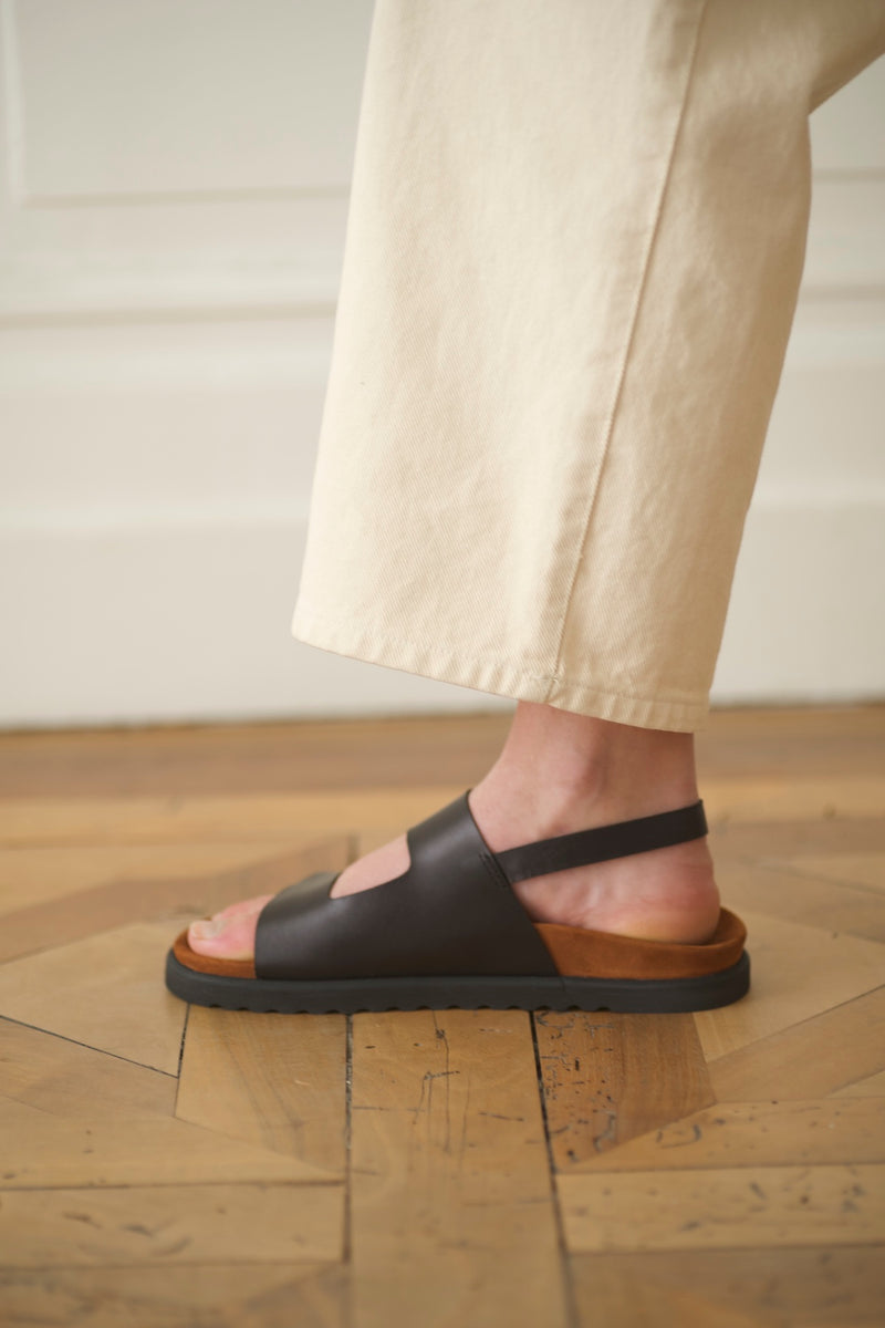 Daddy Sandals Choco Black
