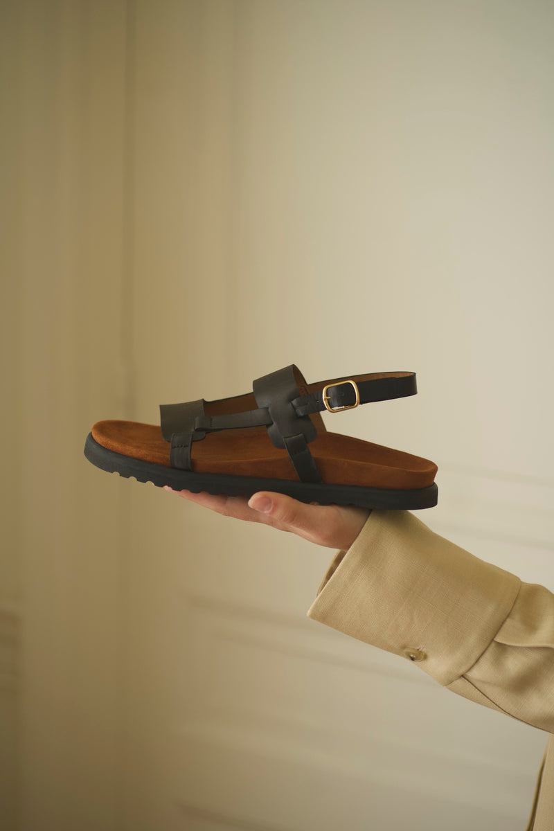 Daddy Sandals Choco Black