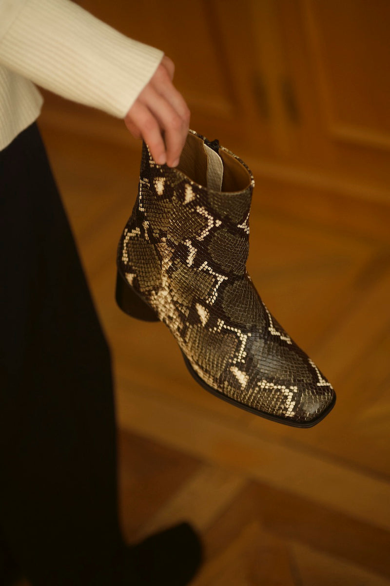 Simon Boots Snake Kaki / 37 - 41