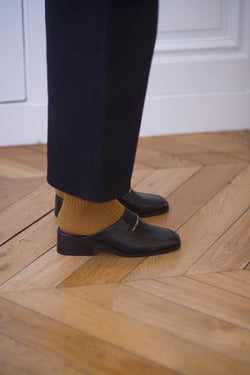 Morris Mule Calf Black