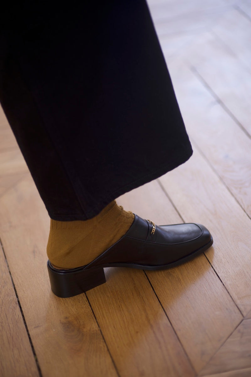 Morris Mule Calf Black