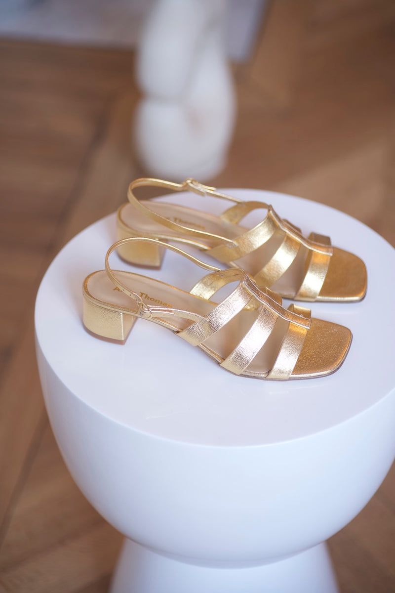 Gabrielle Sandals Gold