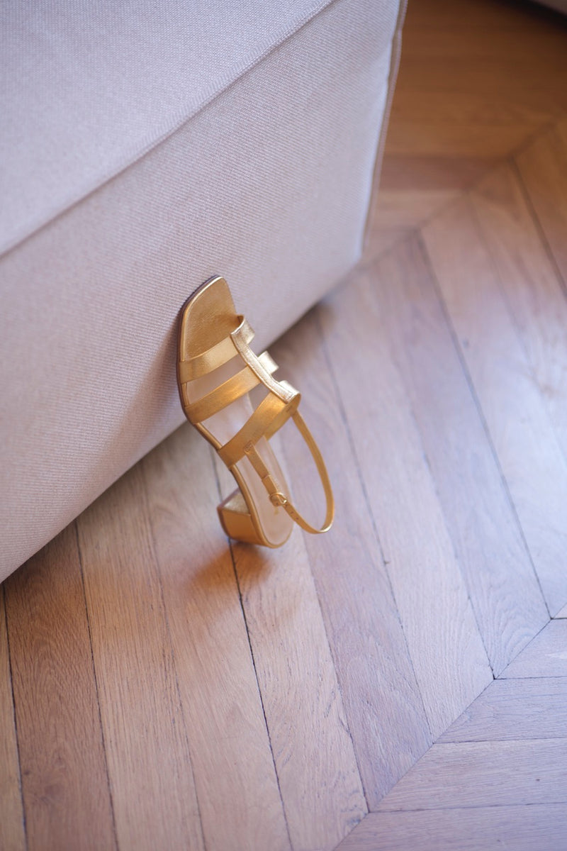 Gabrielle Sandals Gold