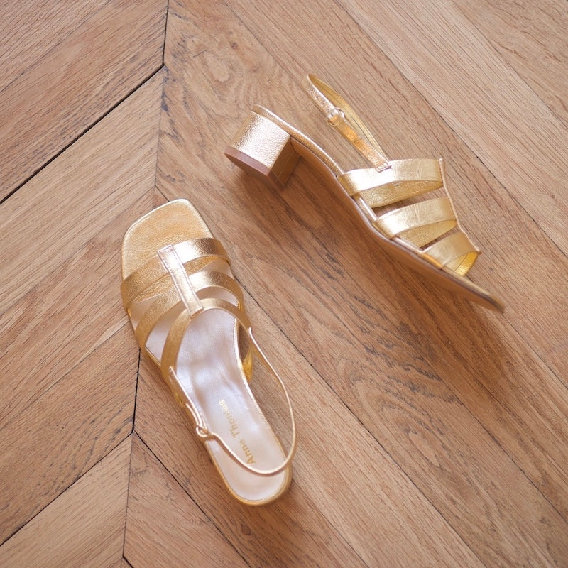 Gabrielle Sandals Gold