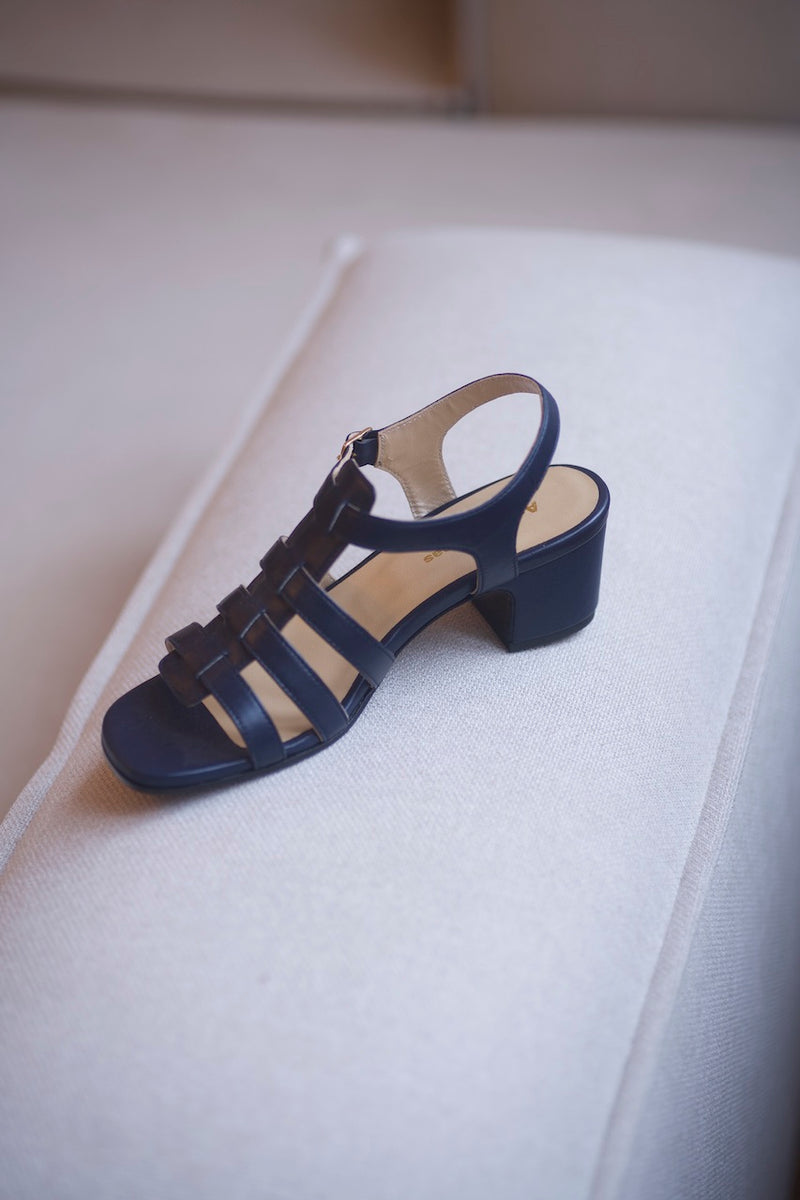 Goudes Sandals Nappa Burrasca Navy / 37 - 40