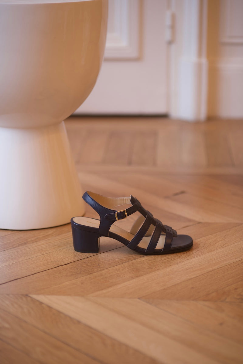 Goudes Sandals Nappa Burrasca Navy / 37 - 40