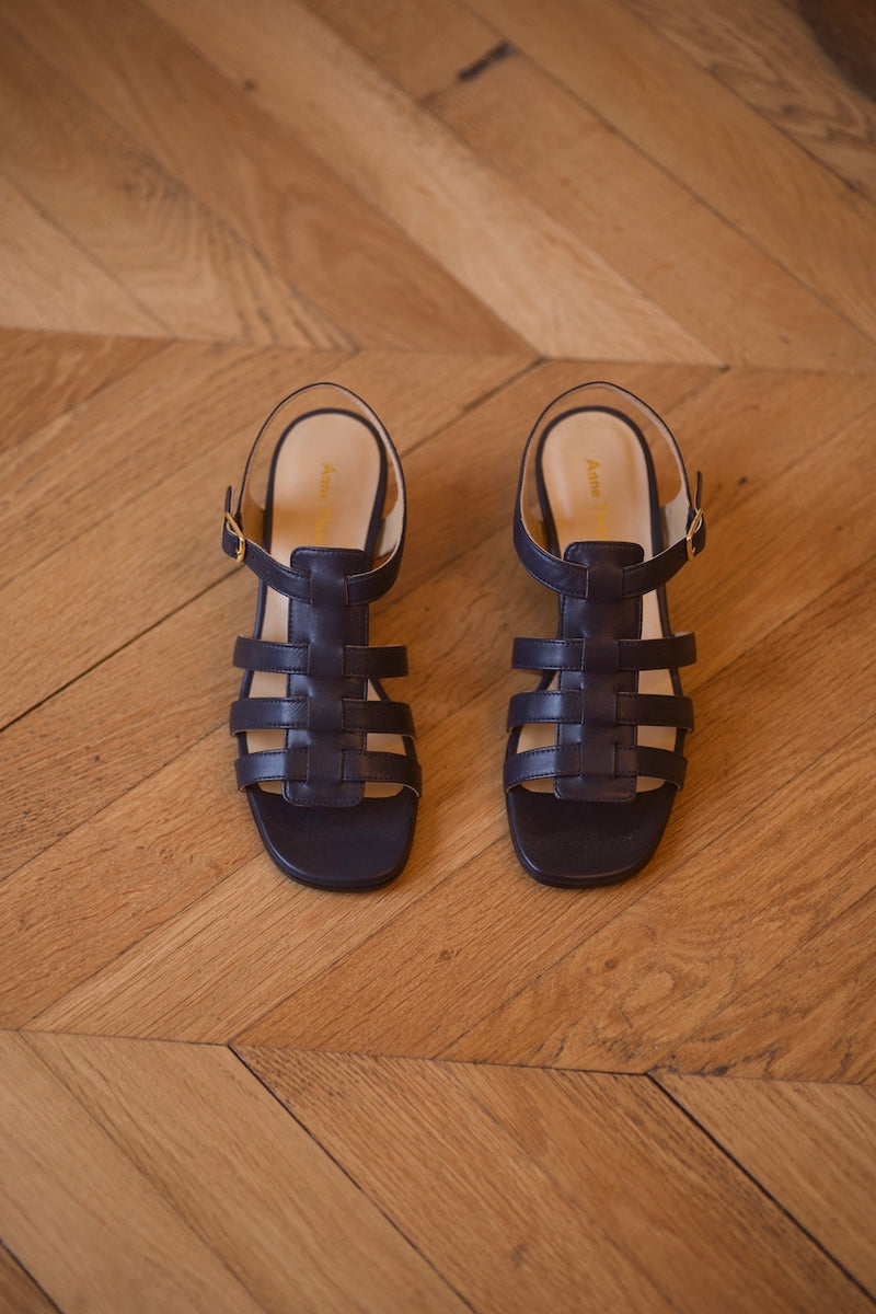 Goudes Sandals Nappa Burrasca Navy / 37 - 40