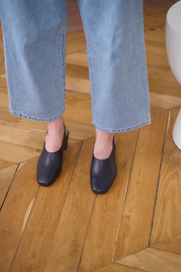 Pavlova Slingback Nappa Burrasca Navy / 37 - 40