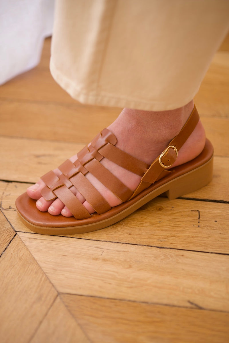 Jérusalem Sandals Bridge Brown