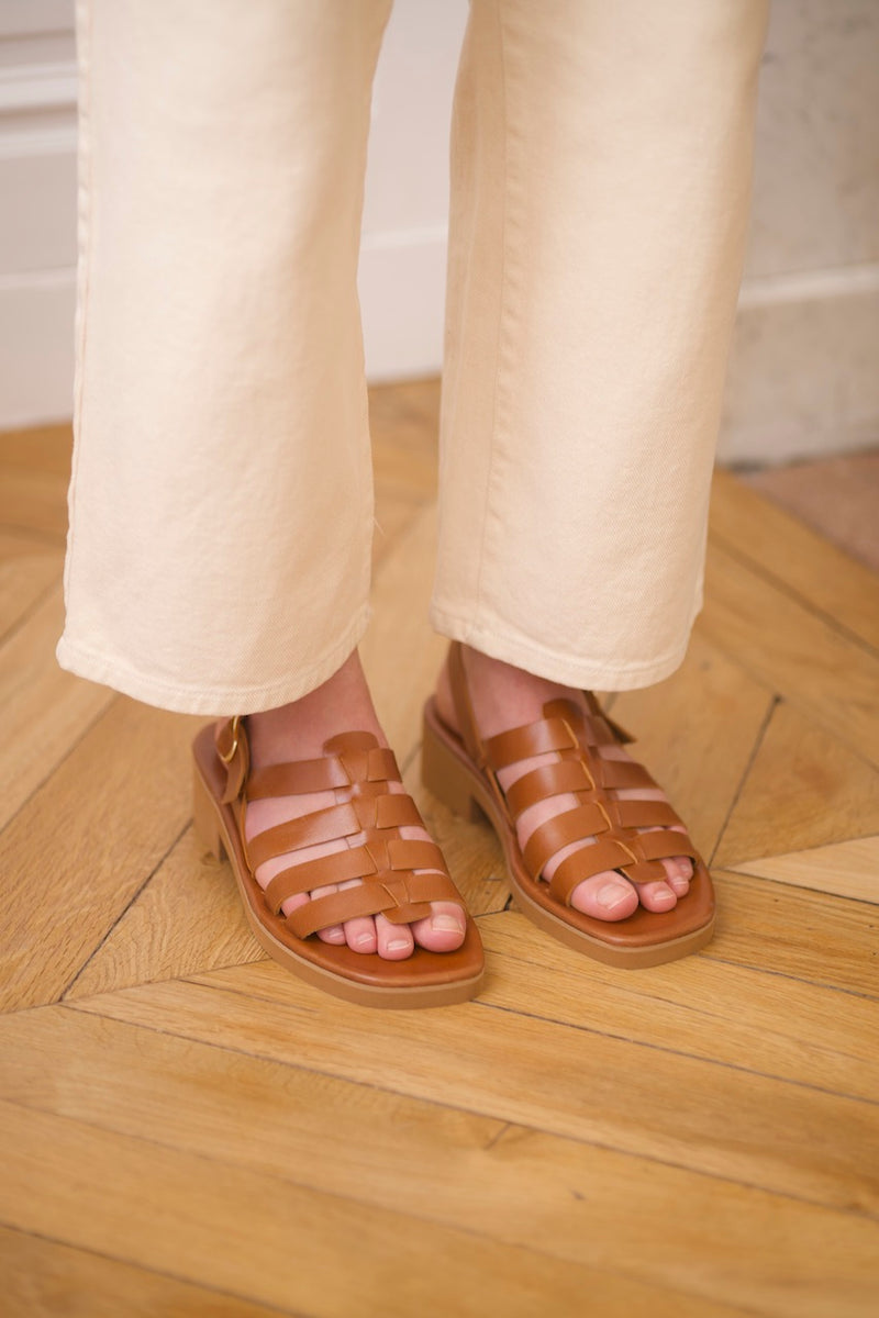 Jérusalem Sandals Bridge Brown