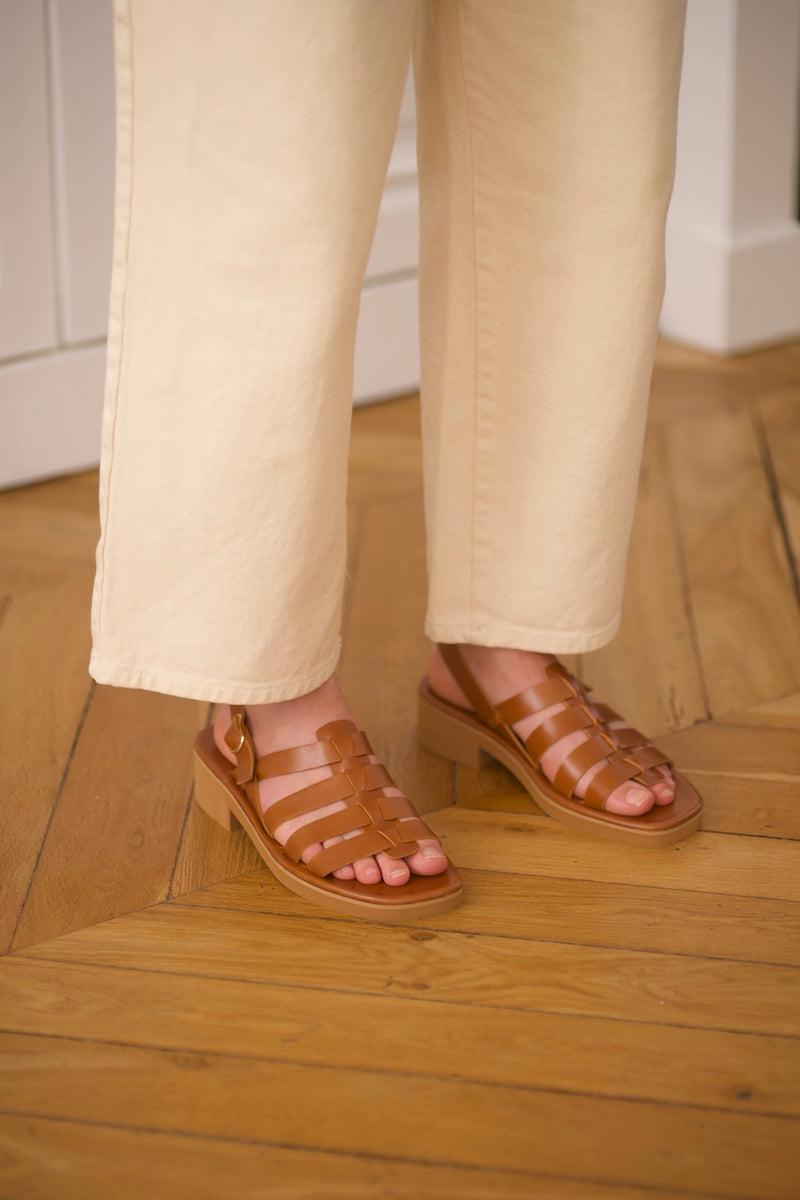 Jérusalem Sandals Bridge Brown