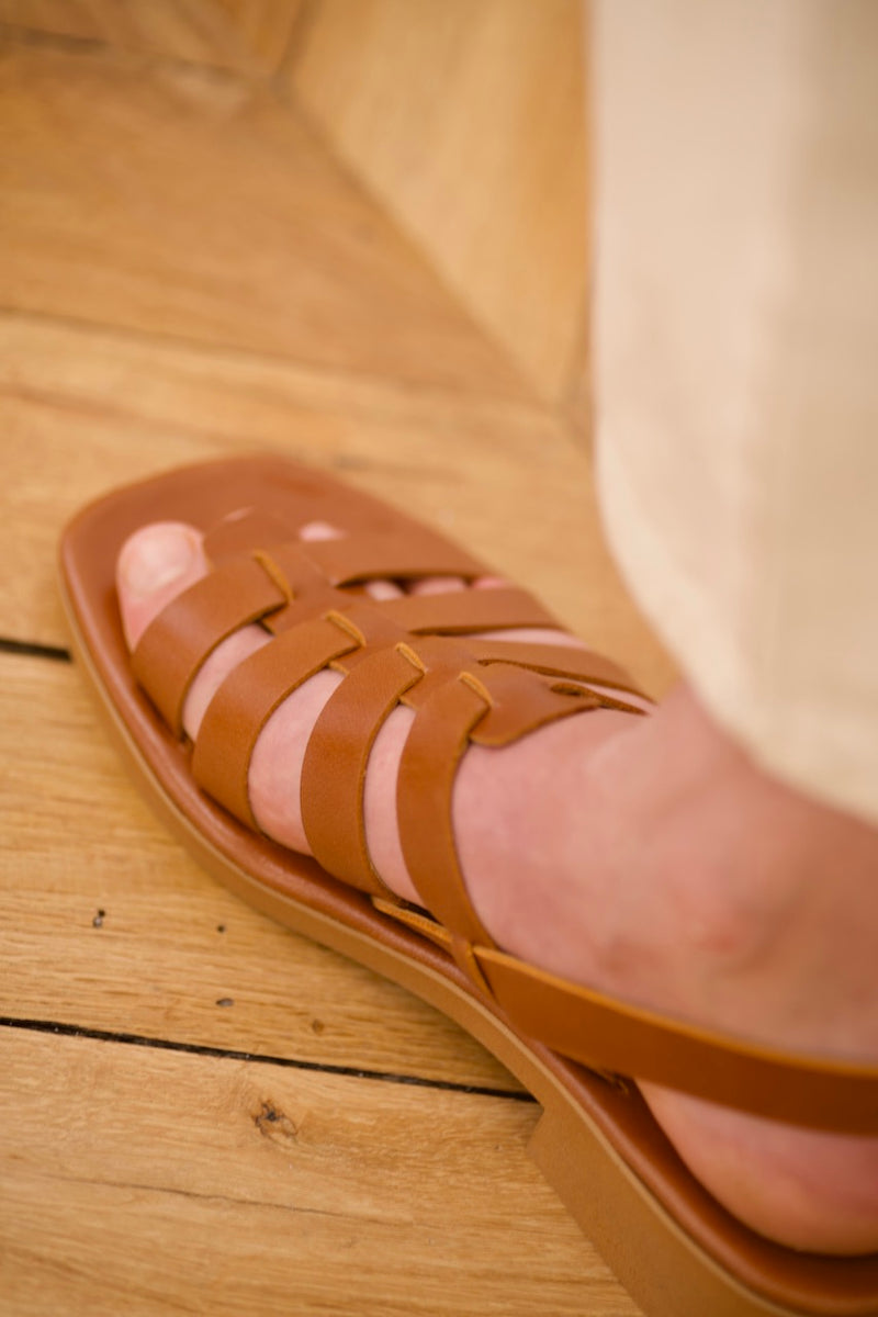 Jérusalem Sandals Bridge Brown